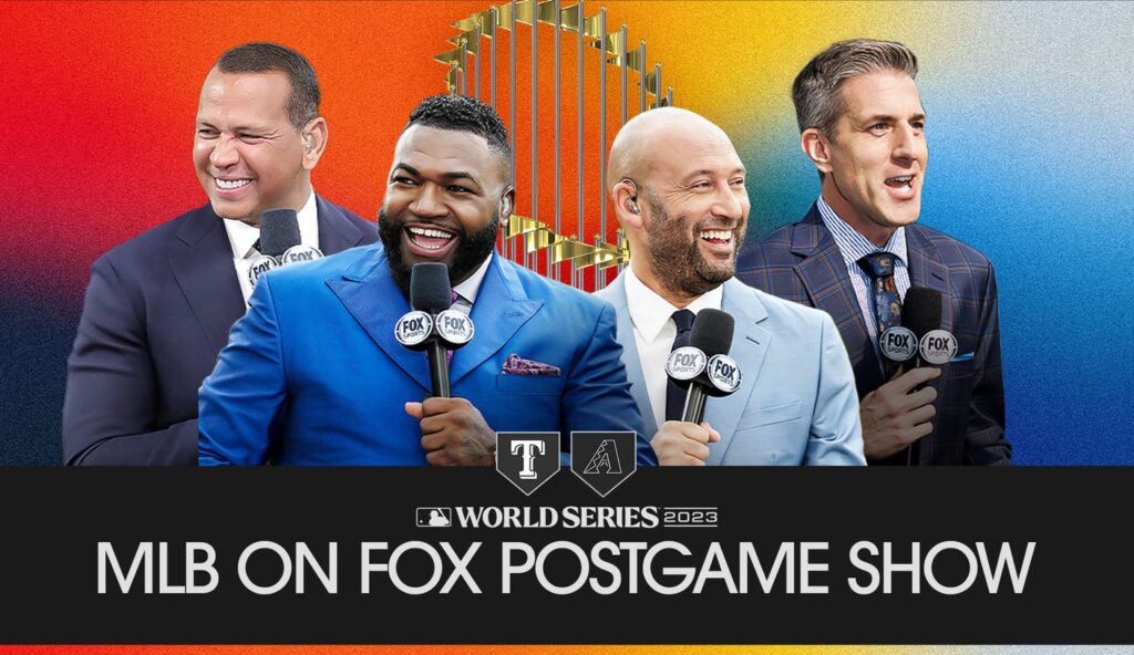 2023 World Series Game 2 postgame show: Watch A-Rod, Derek Jeter and Big Papi live online