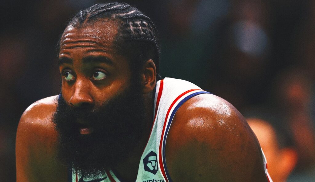 Report: James Harden will be on 76ers’ bench at home opener Sunday