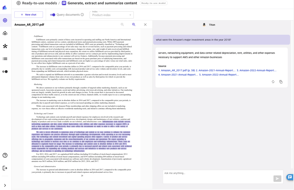 Empower your business users to extract insights from company documents using Amazon SageMaker Canvas Generative AI