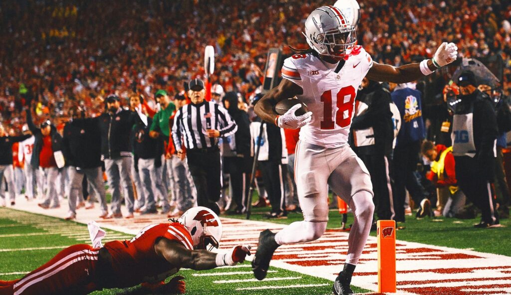 Marvin Harrison Jr., TreVeyon Henderson lead Ohio State to win at Wisconsin