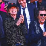 Mick Jagger attends ‘clasico’ soccer game, Barcelona wears Stones logo vs. Real Madrid