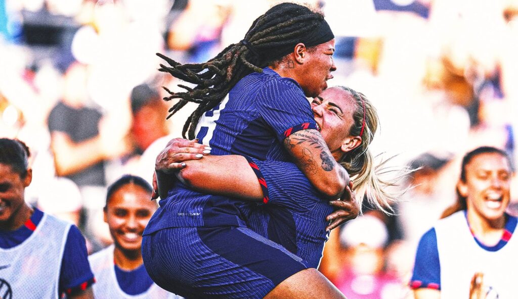 USWNT finds old form with young players in 3-0 win over Colombia