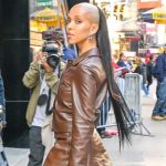 FKA Twigs Struts in a Brown Leather Celine Look with Windowsen Boots While Promoting ‘The Crow’ in New York – Fashion Bomb Daily