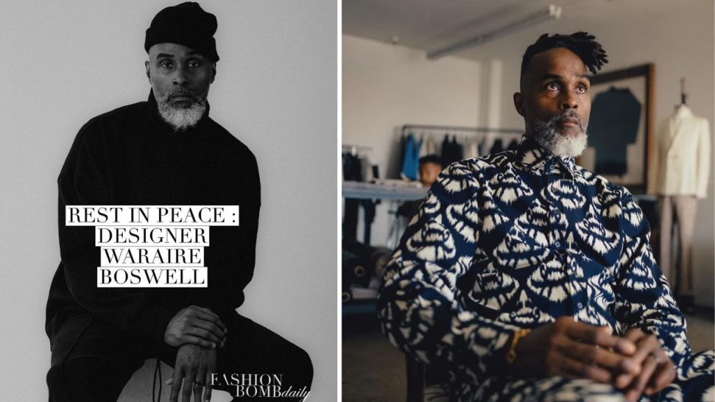 Bespoke Designer Waraire Boswell Passes Away at 48 Leaving His Mark on the Fashion Industry at Large – Fashion Bomb Daily