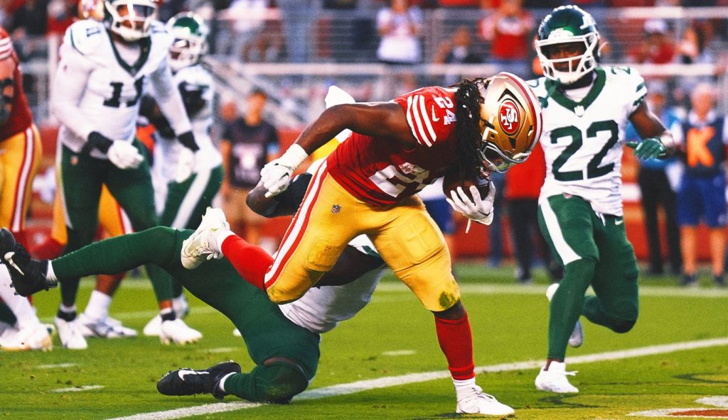 49ers spoil Aaron Rodgers’ return with a 32-19 win over the Jets