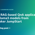 Build a RAG-based QnA application using Llama3 models from SageMaker JumpStart