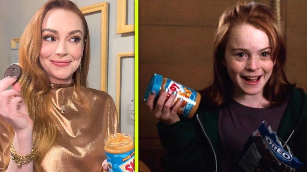 Lindsay Lohan Recreates Iconic Hairstyles Inspired by Twins Annie and Hallie From ‘The Parent Trap’