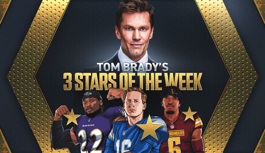 Tom Brady’s 3 Stars of Week 4, including Lions’ Jared Goff